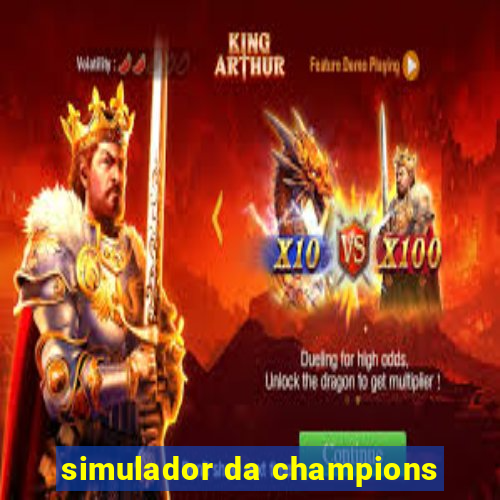 simulador da champions